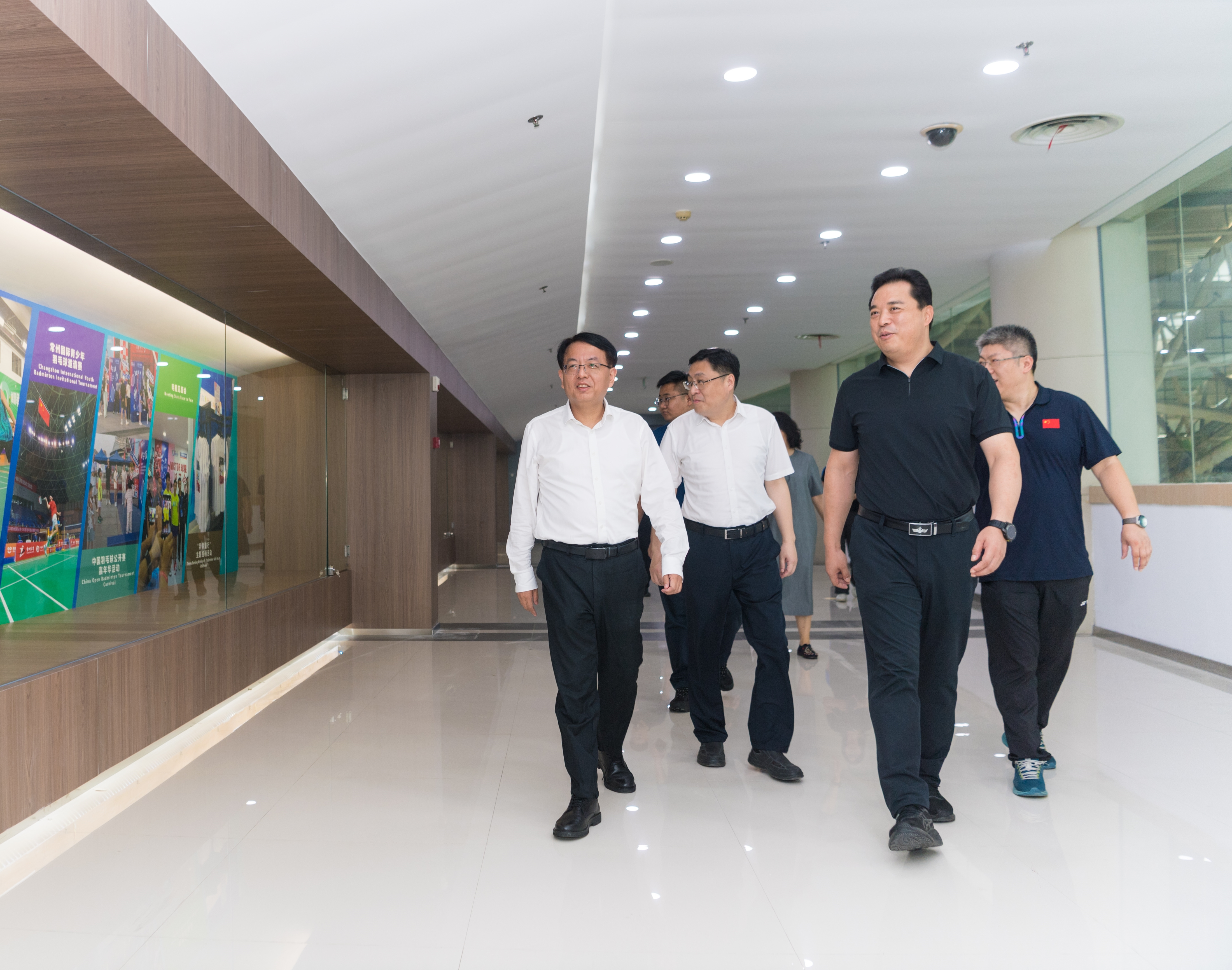 市領導檢查奧體中心大